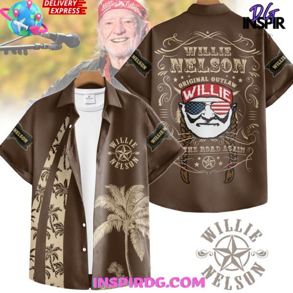 Willie Nelson On The Road Again Special Hawaiian Shirt