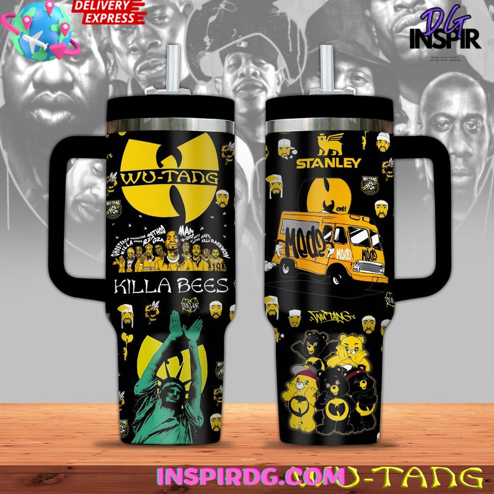 Wu-Tang Clan Killa Bees Limited Stanley Tumbler Cup Wu-Tang Clan Killa Bees Limited Stanley Tumbler Cup