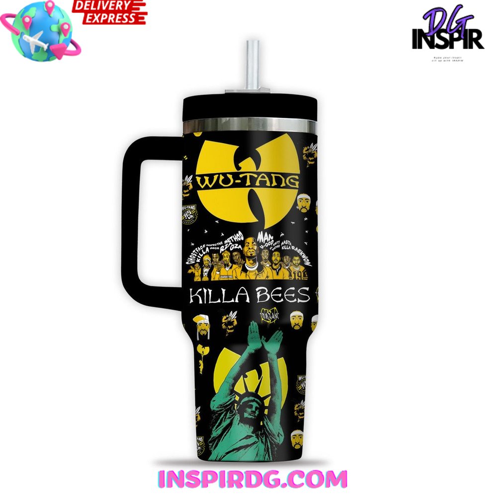 Wu-Tang Clan Killa Bees Limited Stanley Tumbler Cup Wu-Tang Clan Killa Bees Limited Stanley Tumbler Cup