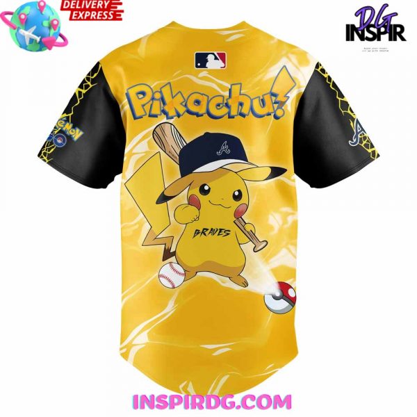 Atlanta Braves Pokémon GO Special Baseball Jersey