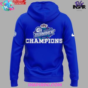 Duke Blue Devils 2025 ACC Womens Basketball Champions Hoodie