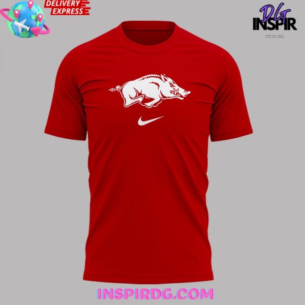 Arkansas Razorbacks Men’s Basketball 2025 Red T-Shirt
