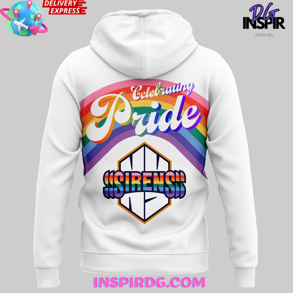 New York Sirens Celebrating Pride 2025 Hoodie New York Sirens Celebrating Pride 2025 Hoodie