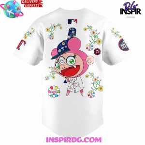 Texas Rangers Takashi Murakami x MLB World Tour Tokyo Series 2025 White Jersey