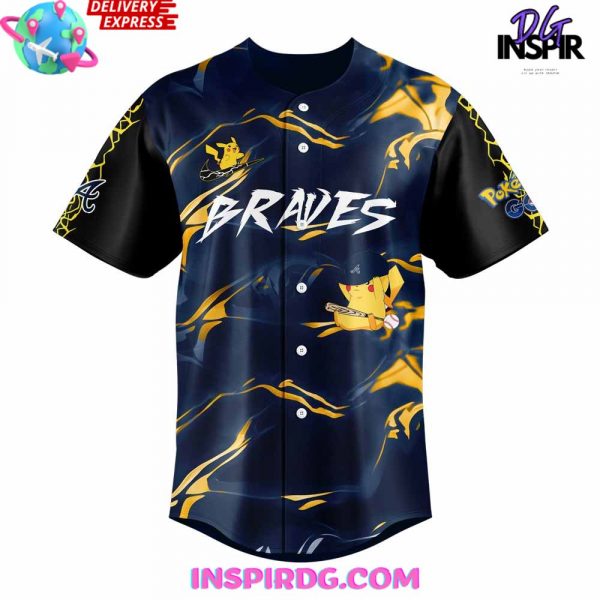 Atlanta Braves Pokémon GO Special Baseball Jersey
