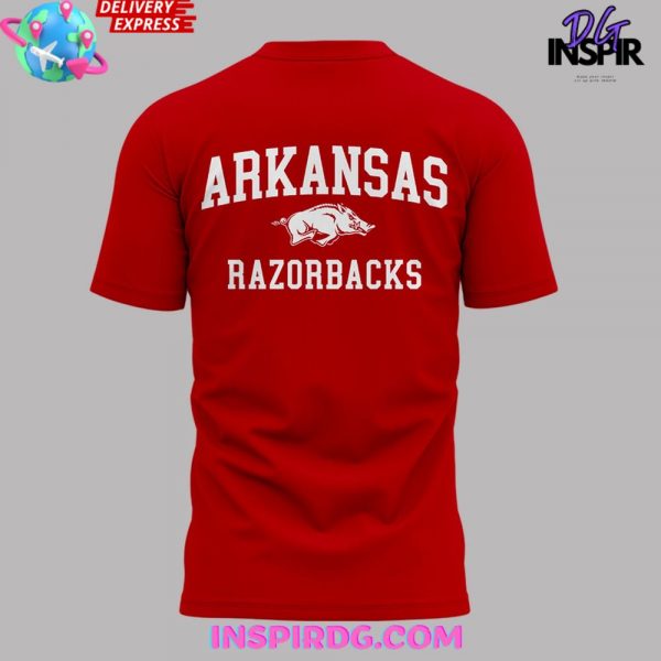 Arkansas Razorbacks Men’s Basketball 2025 Red T-Shirt
