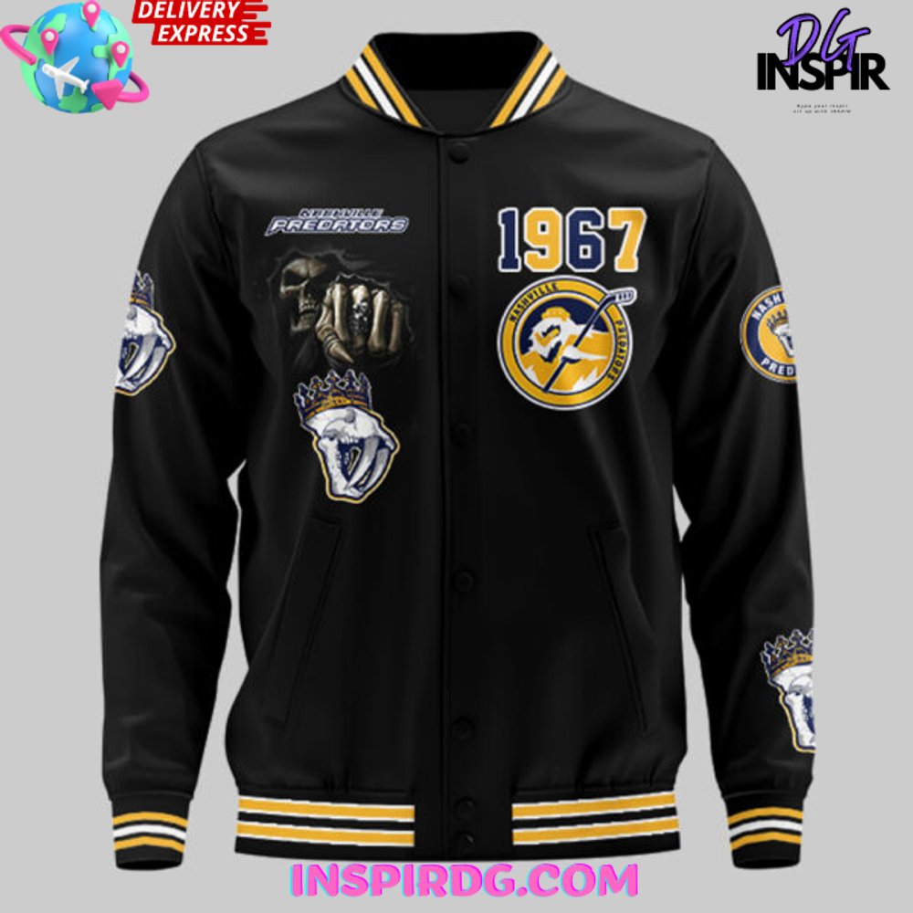 Nashville Predators Jelly Roll Night Limited Baseball Jacket Nashville Predators Jelly Roll Night Limited Baseball Jacket