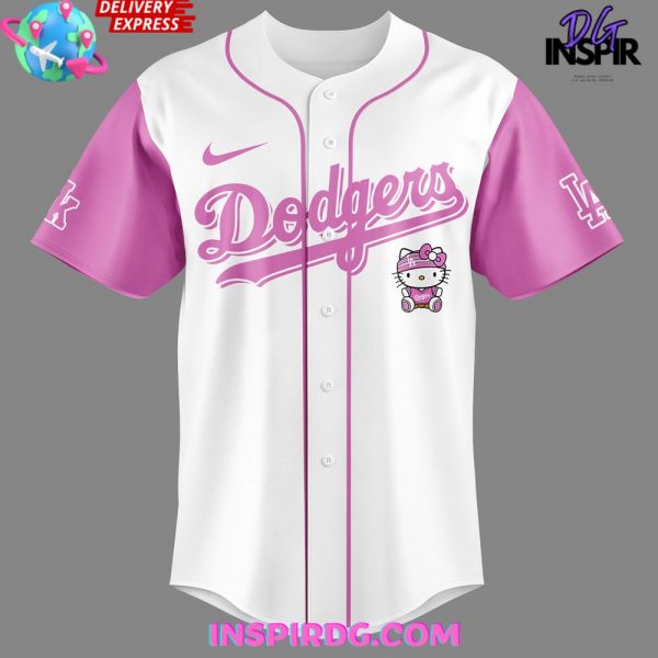 2025 Los Angeles Dodgers x Hello Kitty Special Edition Baseball Jersey