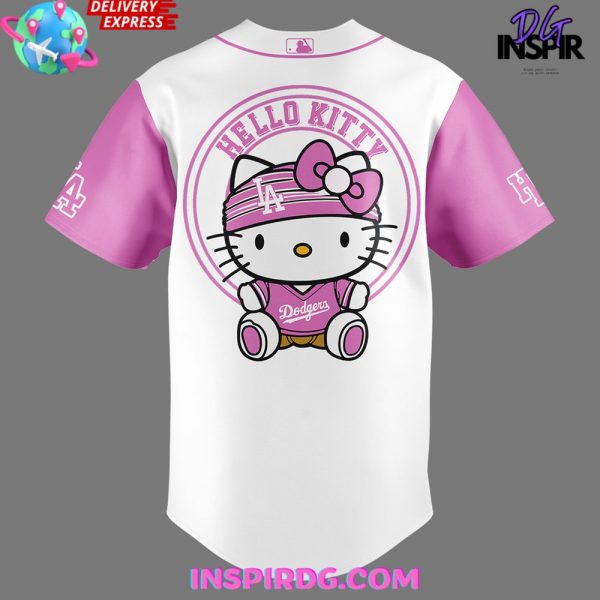 2025 Los Angeles Dodgers x Hello Kitty Special Edition Baseball Jersey
