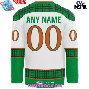 Rockford IceHogs St. Patrick's Weekend 2025 Hockey Jersey 3
