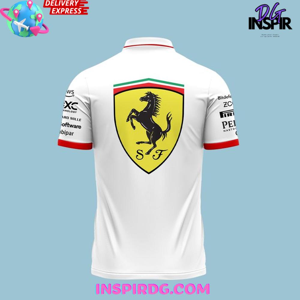 PUMA Scuderia Ferrari F1 2025 Driver's Polo Shirt PUMA Scuderia Ferrari F1 2025 Driver's Polo Shirt