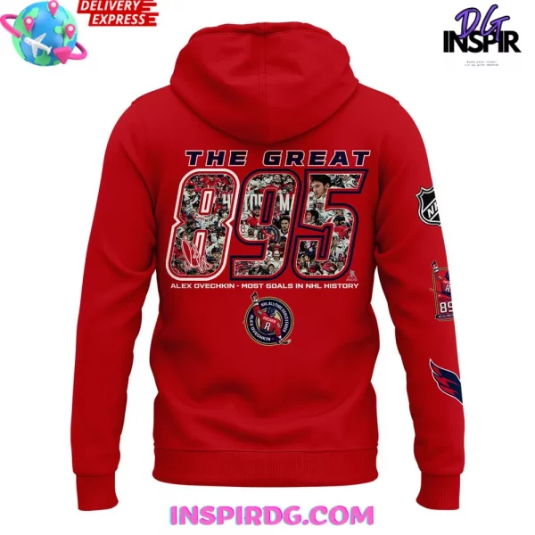 Alexander Ovechkin Washington Capitals Most Goals in NHL History Special Hoodie