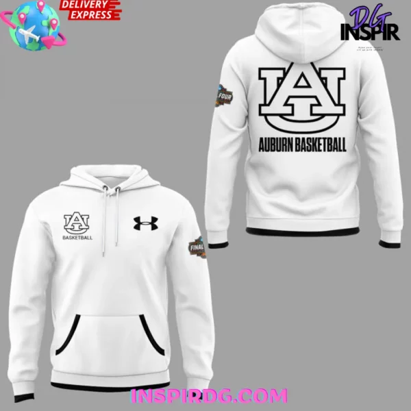 Auburn Basketball Final Four 2025 Special White Hoodie