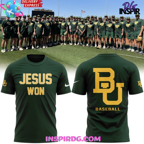 Baylor Bears Baseball Jesus Won Special Edition T-Shirt