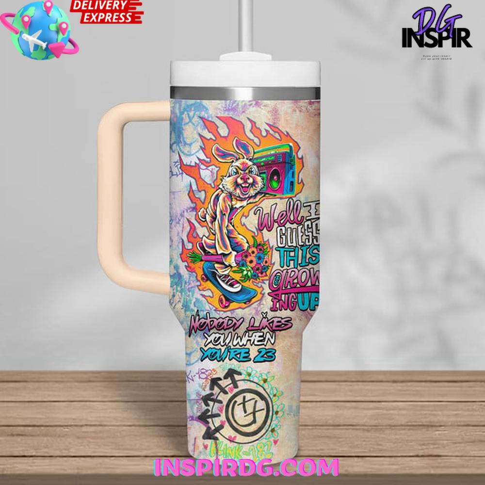 Blink-182 Growing Up Punk Stanley Tumbler Cup Blink-182 Growing Up Punk Stanley Tumbler Cup