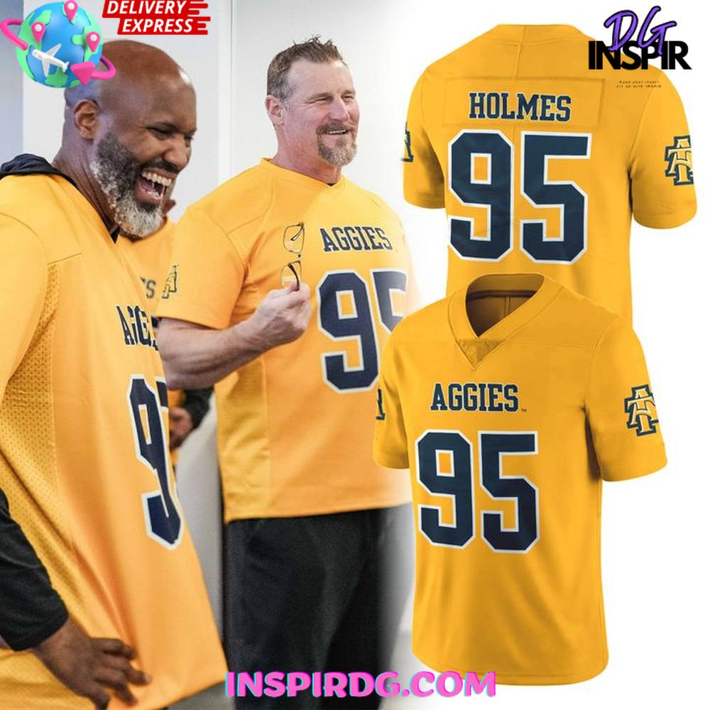 Brad Holmes x North Carolina A&T 2025 Football Jersey