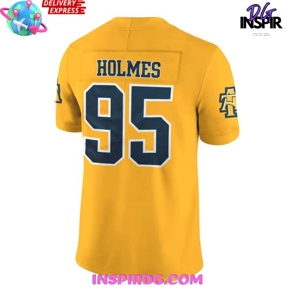 Brad Holmes x North Carolina A&T 2025 Football Jersey Brad Holmes x North Carolina A&T 2025 Football Jersey