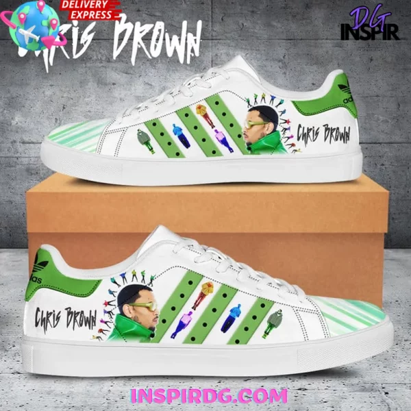 Chris Brown x Adidas Limited Edition Stan Smith Shoes
