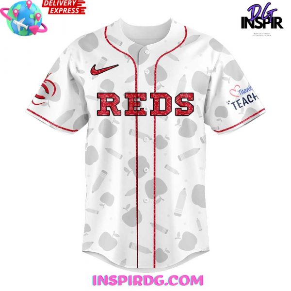 Cincinnati Reds Teacher Appreciation 2025 Baseball Jersey