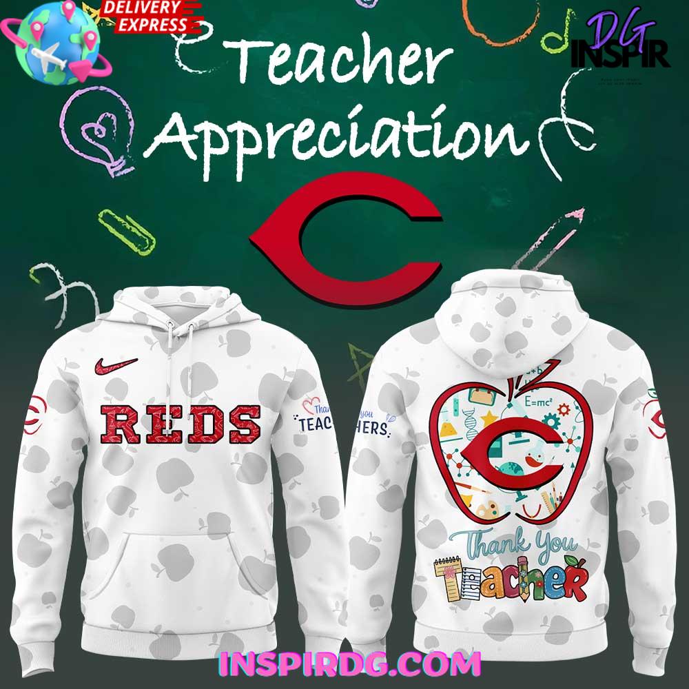Cincinnati Reds Teacher Appreciation 2025 Hoodie Cincinnati Reds Teacher Appreciation 2025 Hoodie