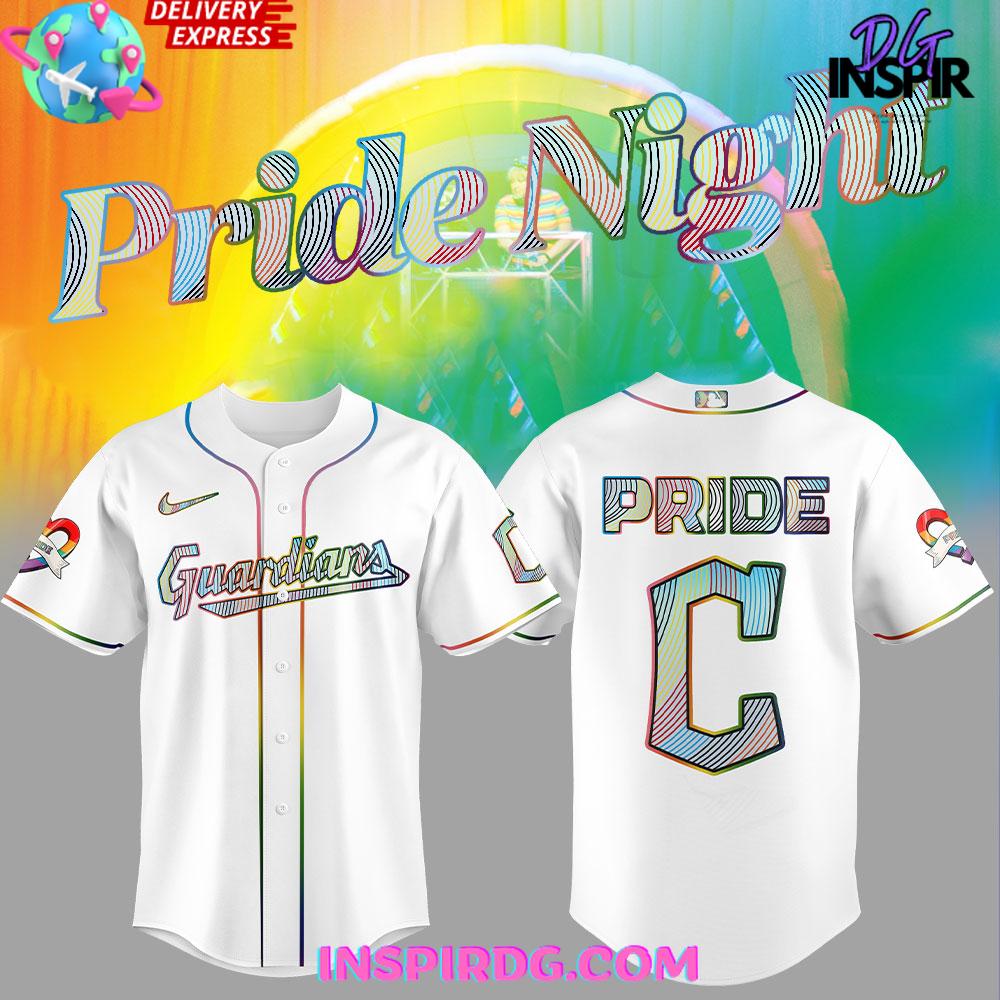 Cleveland Guardians LGBTQ Pride Night 2025 Baseball Jersey Cleveland Guardians LGBTQ Pride Night 2025 Baseball Jersey
