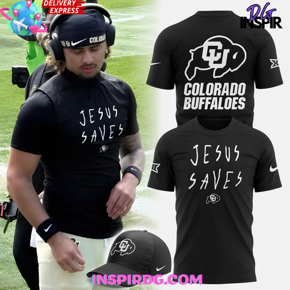 Colorado Buffaloes Jesus Saves 2025 T-Shirt