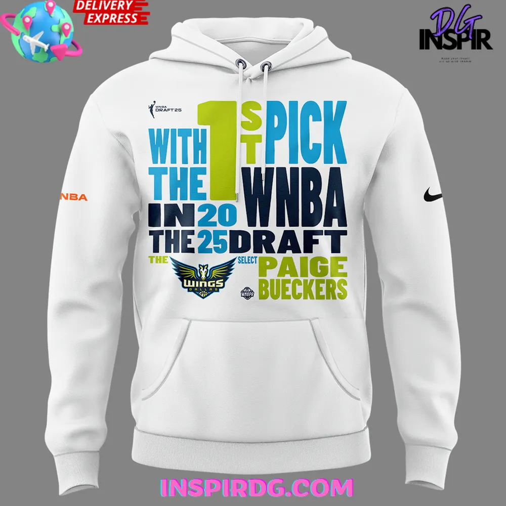 Dallas Wings x Paige Bueckers Limited Edition Hoodie Dallas Wings x Paige Bueckers Limited Edition Hoodie
