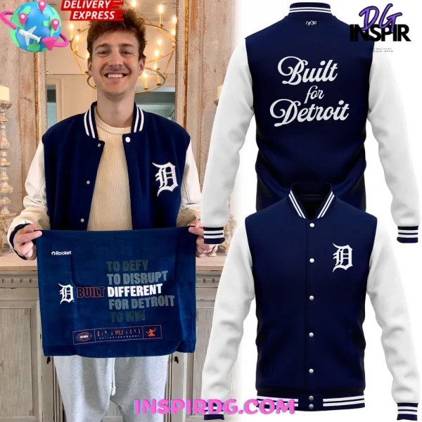 Detroit Tigers Built for Detroit Special Bomber Jacket