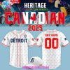 Detroit Tigers Canadian Heritage Night 2025 Baseball Jersey