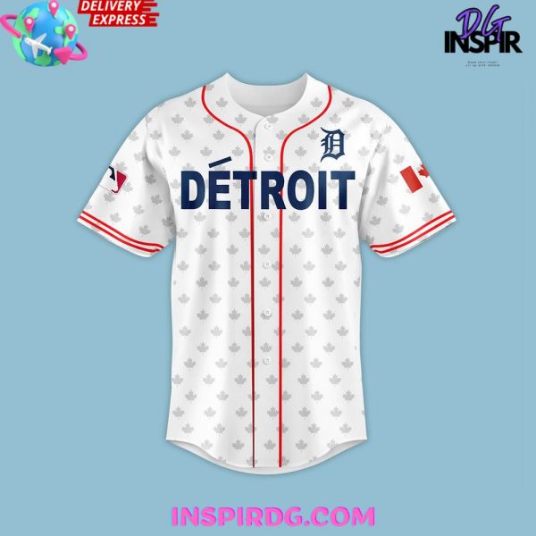 Detroit Tigers Canadian Heritage Night 2025 Baseball Jersey