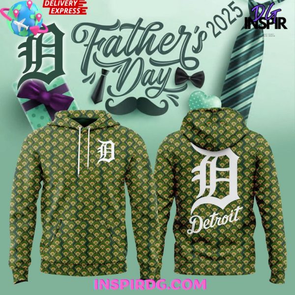 Detroit Tigers Father’s Day 2025 Hoodie