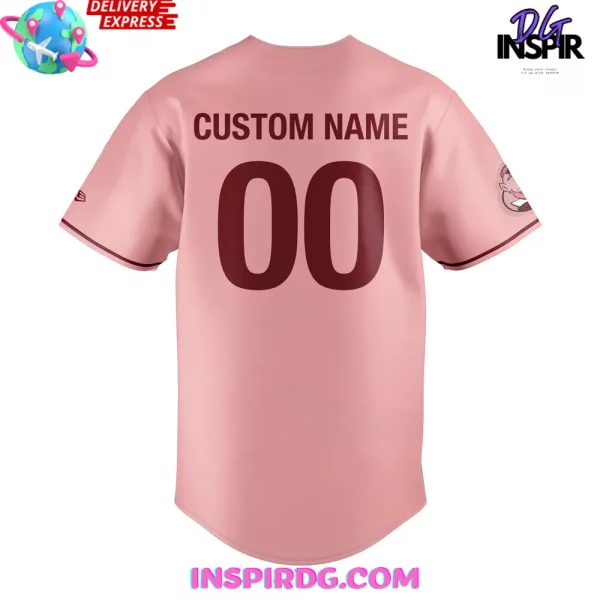 Diablos Rojos del México x Roji LMB 2025 Pink Baseball Jersey