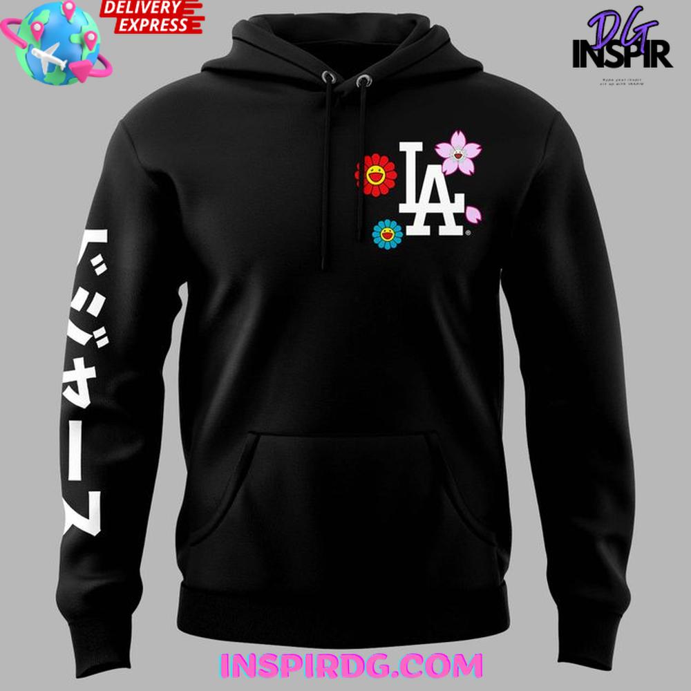 Dodgers x Takashi Murakami 2025 MLB Black Hoodie Dodgers x Takashi Murakami 2025 MLB Black Hoodie