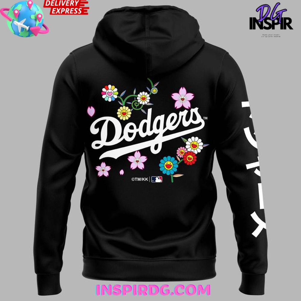 Dodgers x Takashi Murakami 2025 MLB Black Hoodie Dodgers x Takashi Murakami 2025 MLB Black Hoodie