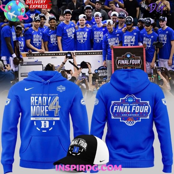 Duke Blue Devils 2025 NCAA Final Four Regional Champions Locker Room Hoodie