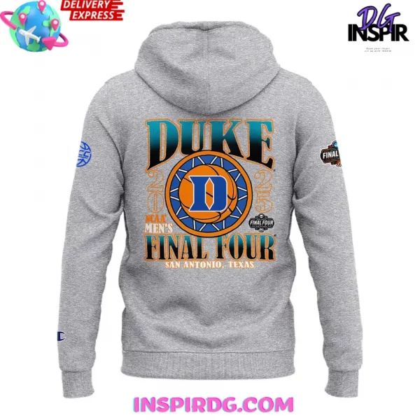 Duke Blue Devils NCAA Men’s Final Four 2025 Grey Hoodie