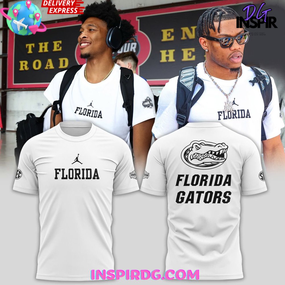 Florida Gators Final Four Special Jordan Brand White T-Shirt