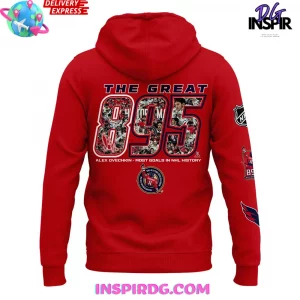 Alexander Ovechkin Washington Capitals Most Goals In NHL History Special Hoodie 3