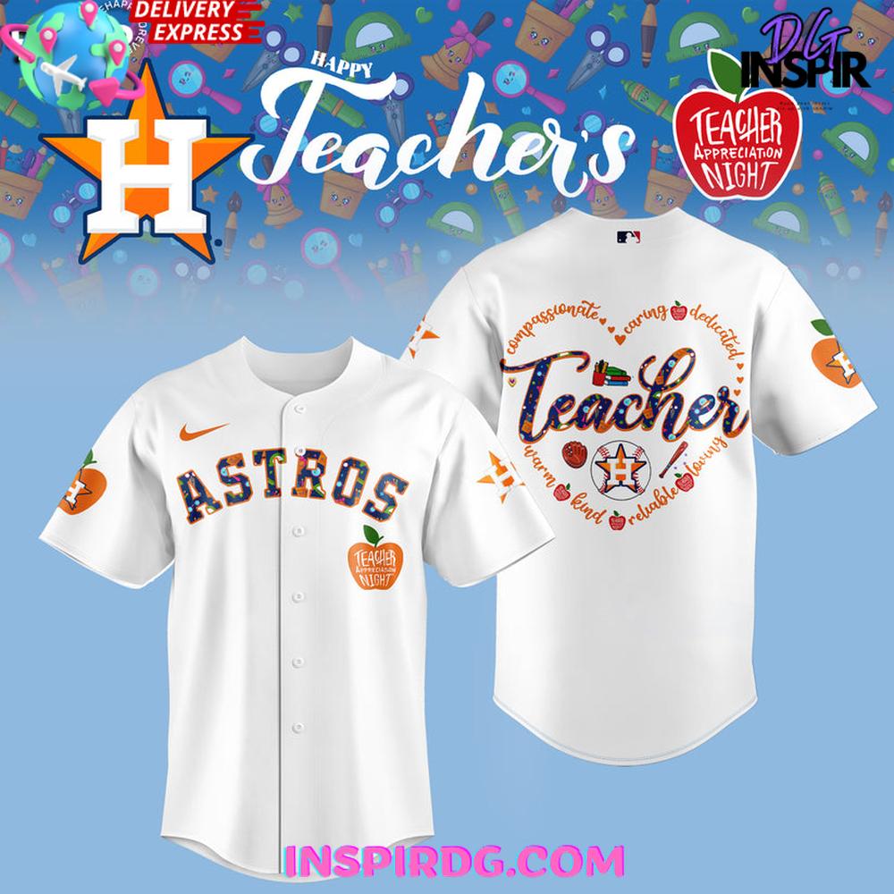 Houston Astros Teacher Night 2025 Baseball Jersey Houston Astros Teacher Night 2025 Baseball Jersey