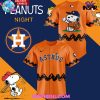 Houston Astros x 75th Anniversary Of Peanuts Baseball Jersey