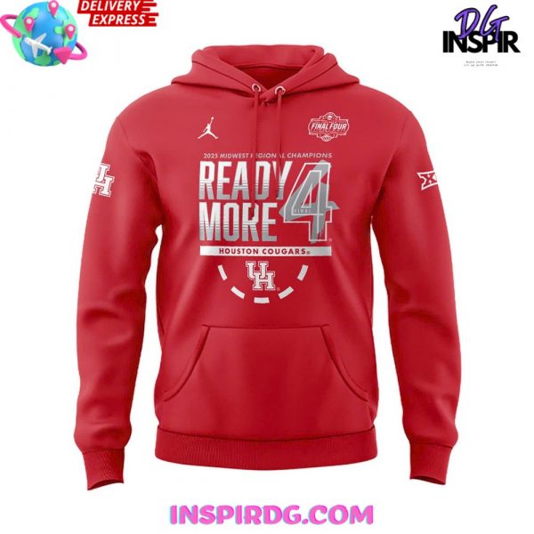 Houston Cougars 2025 NCAA Final Four Regional Champions Locker Room Hoodie