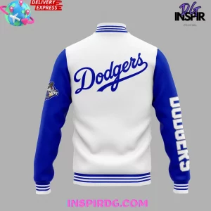 Los Angeles Dodgers World Series Champions 2025 Blue White Baseball Jacket 3