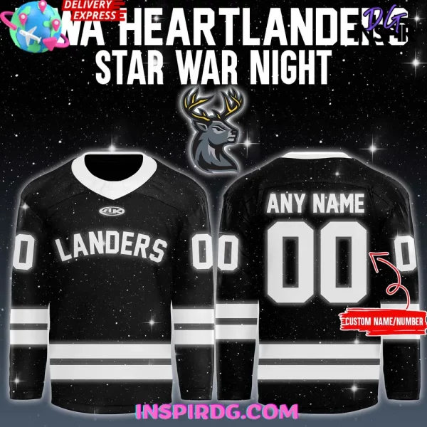 Iowa Heartlanders Star Wars Night 2025 Hockey Jersey