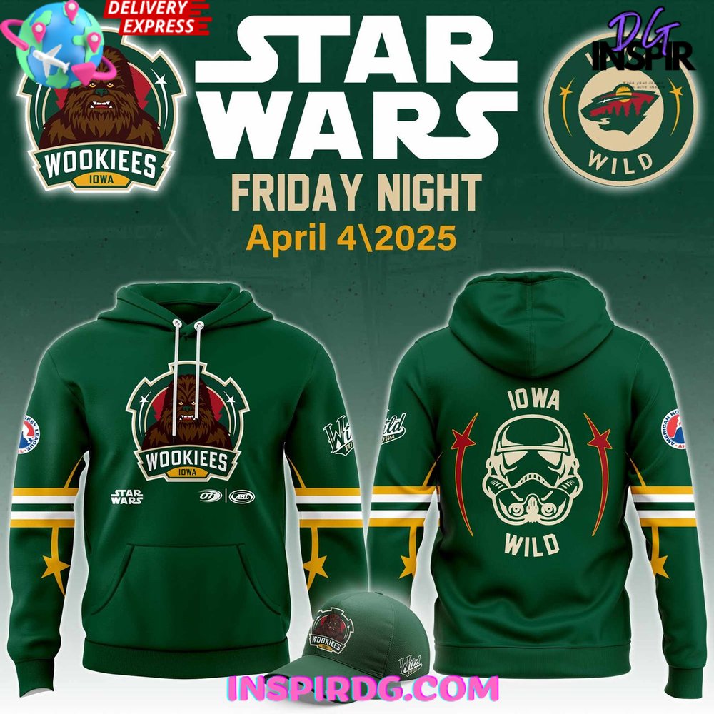 Iowa Wild Star Wars Wookiees Special Hoodie Iowa Wild Star Wars Wookiees Special Hoodie