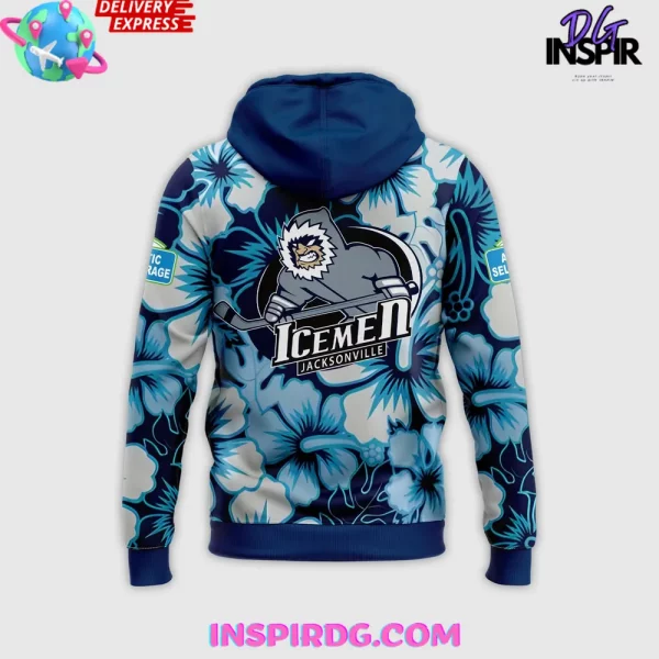 Jacksonville Icemen Season Worn Warm Up 2025 Hoodie