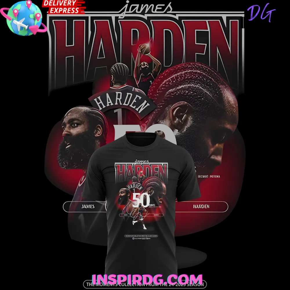 James Harden 50-Point Game Moments Collection T-Shirt