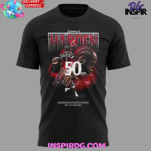 James Harden 50-Point Game Moments Collection T-Shirt