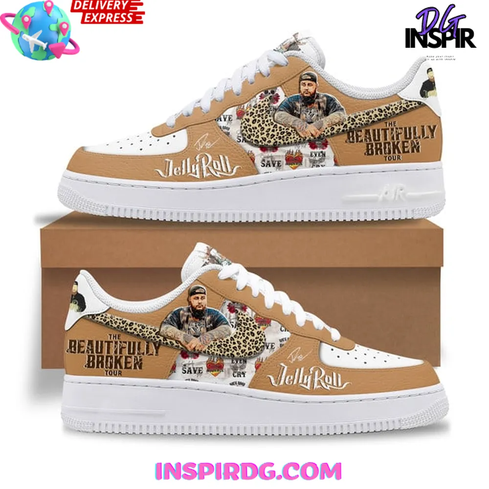 Jelly Roll Beautifully Broken Tour 2025 Nike Air Force 1 Jelly Roll Beautifully Broken Tour 2025 Nike Air Force 1