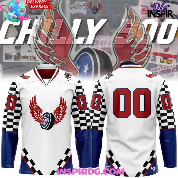 Knoxville Ice Bears Chilly 500 Racing Special Hockey Jersey