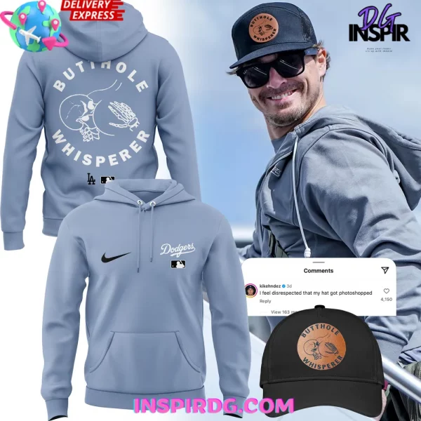 Los Angeles Dodgers Butthole Whisperer Special Hoodie